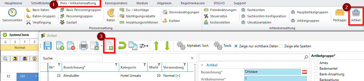 Datenbereitstellung importieren