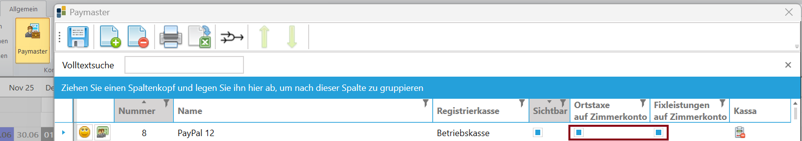 Paymaster-Debitoren