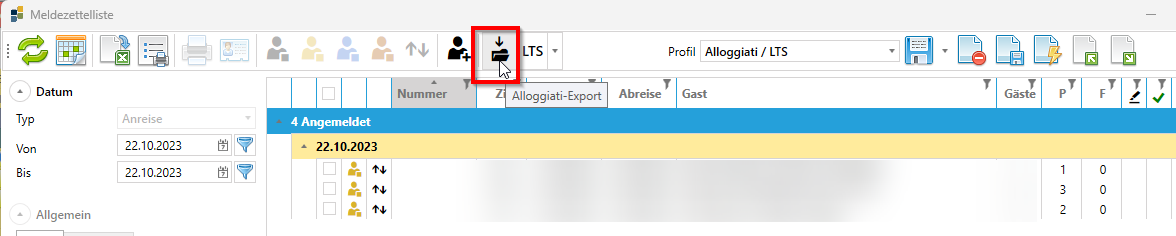 Allogiati Export