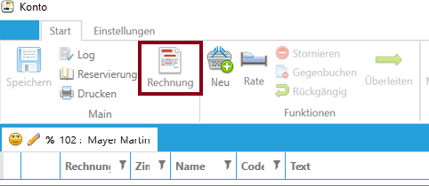 Anzahlungsrechnung