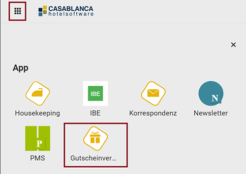 Gutscheinverwaltung