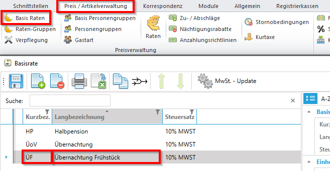 Basis Raten