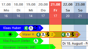 Buchung verkürzen