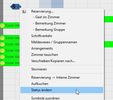 Status ändern