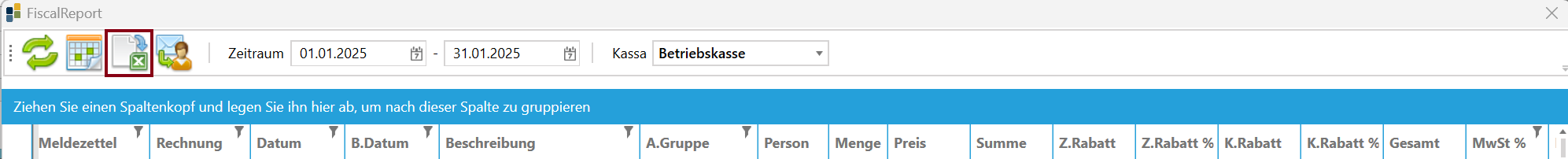 Finanzbericht Export