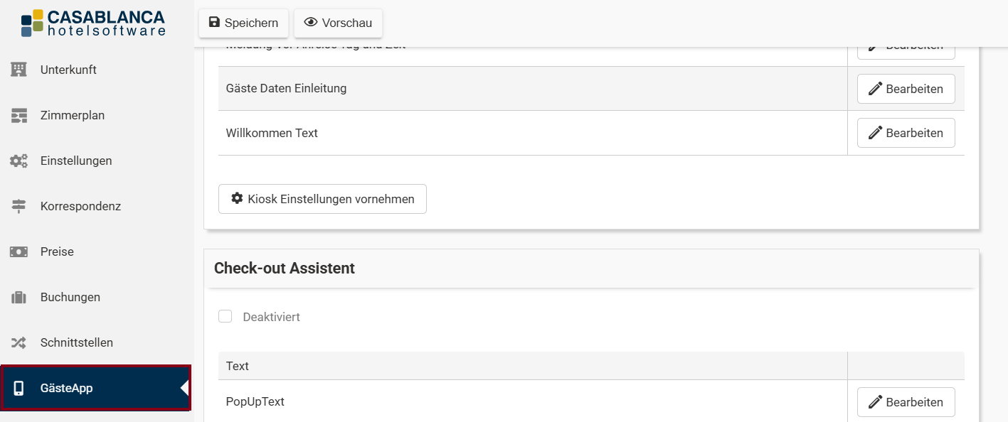 CASABLANCA GästeApp