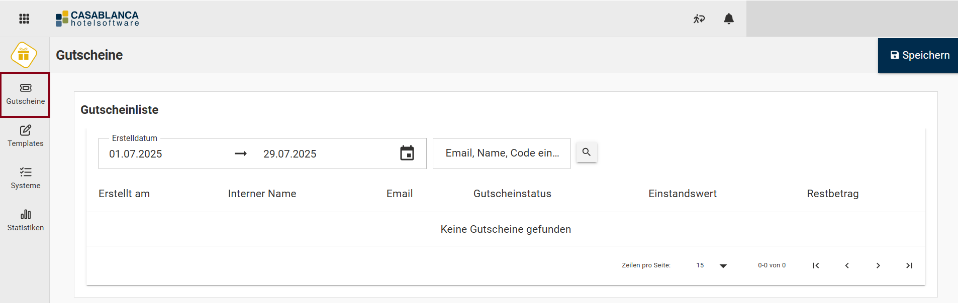 Gutscheinverwaltung