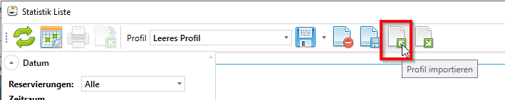 Profil importieren