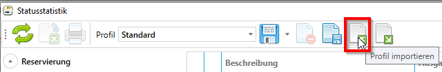 Profil importieren
