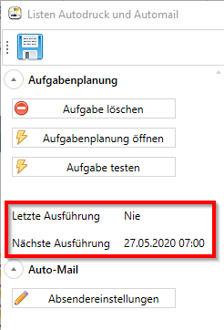 Information zur Ausführung