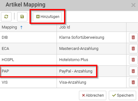 Artikel-Mapping Cloud Systems