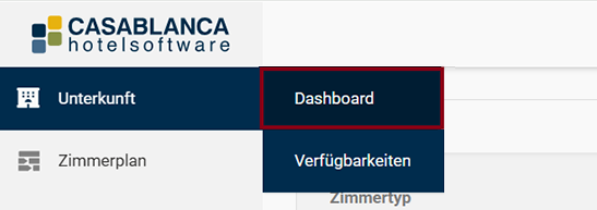 Menü - Dashboard