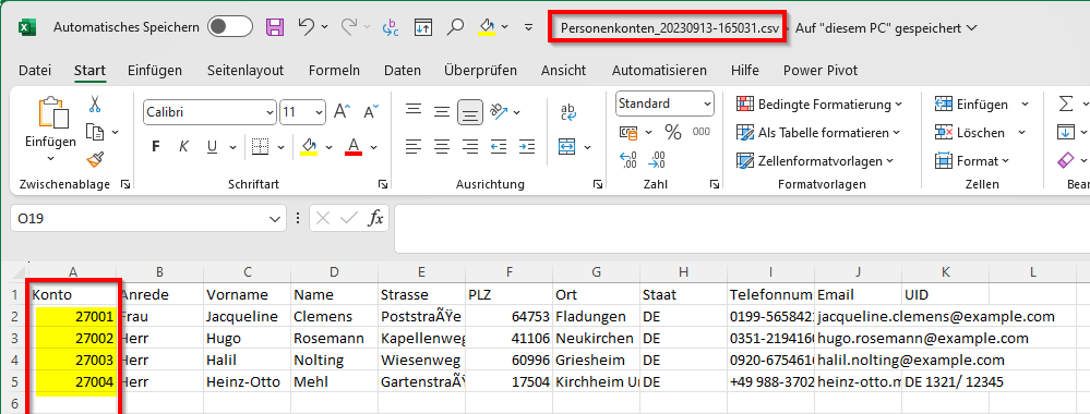 zusätzliche Personenkonten Datei