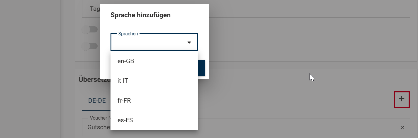 Gutscheinverwaltung